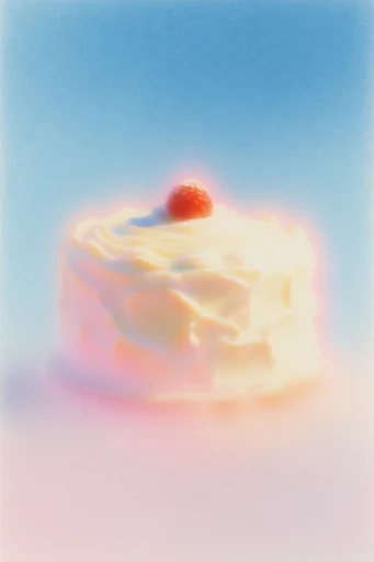 Ethereal Analog Dreamscape style reference image — teal and orange contrast