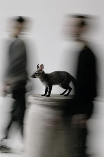 Kinetic Spectral Minimalism style AI image example 3
