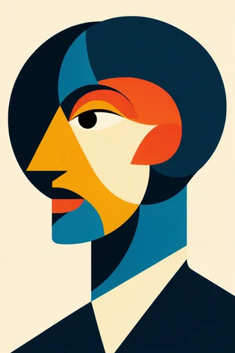 Modernist Paper Cutout style reference image — Matisse cutout style
