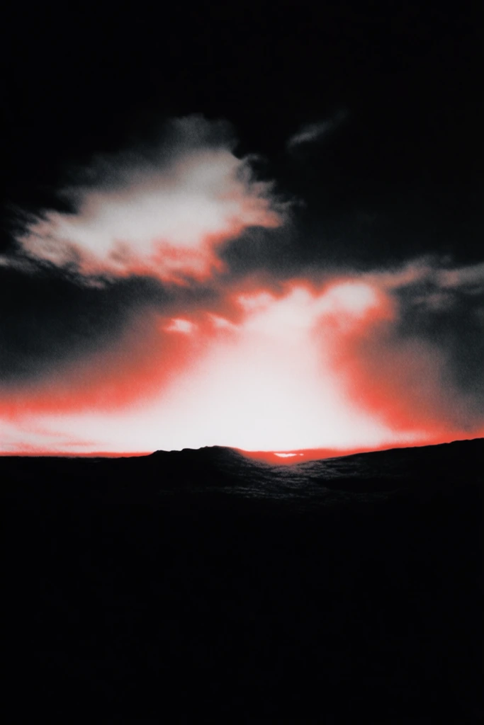 Spectral Thermal Noir style AI image example 2