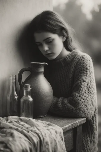 Atmospheric Nordic Melancholy style reference image — atmospheric solitude