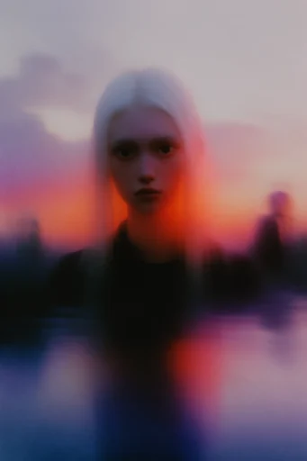 Ethereal Analog Solitude style reference image — nostalgic solitude
