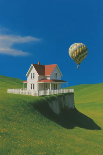 Surrealist Liminal Pastoralism style reference image — surrealist pastoral