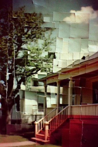 Tactile Deconstructed Collage style AI image example 4