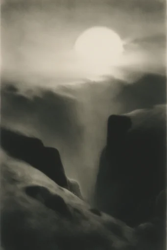 Atmospheric Monochromatic Noir style reference image — monochromatic