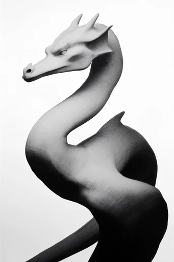 Monochrome Surrealist Duality style reference image — anatomical fragmentation