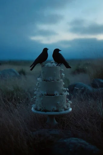 Cinematic Twilight Melancholia style reference image — diffused natural light