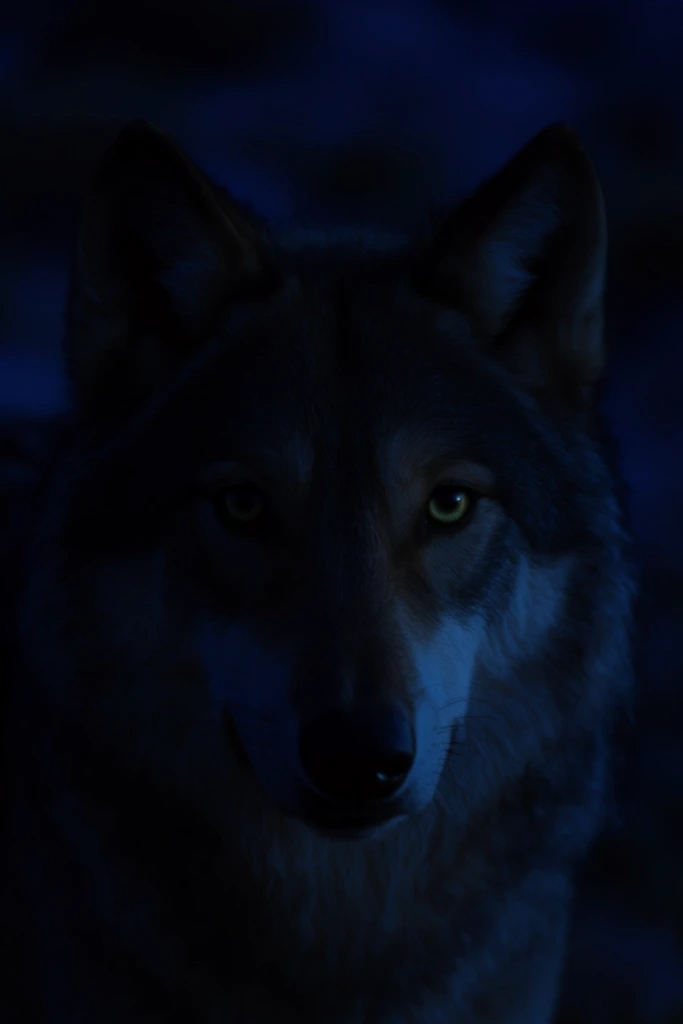 Cinematic Cobalt Noir style AI image example 3