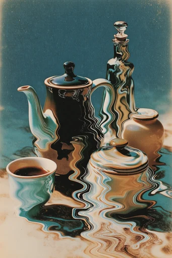 Surreal Fluid Refraction style reference image — fluid refraction