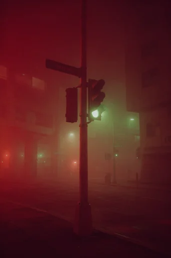 Cinematic Nocturnal Haze style reference image — atmospheric nocturnal lighting