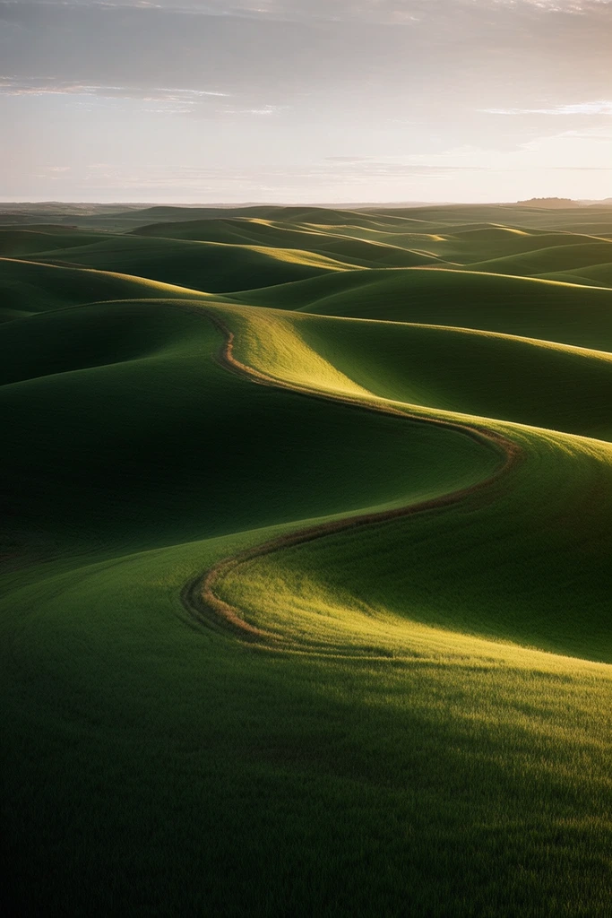 Surreal Verdant Topography style AI image example 2