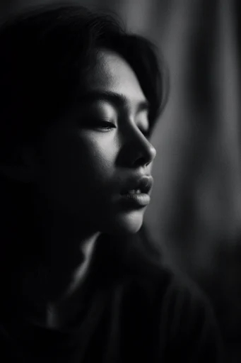Cinematic Noir Portraiture moodboard — generate AI images in this style