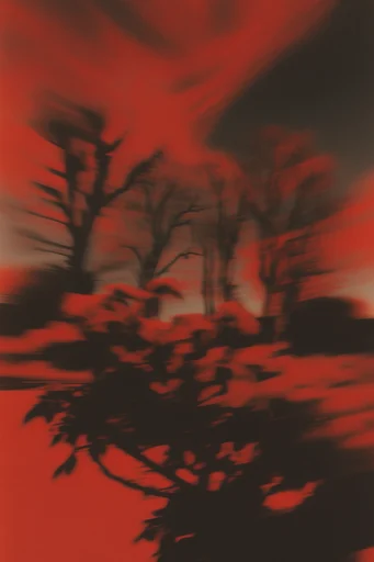 Crimson Nocturnal Blur style AI image example 2