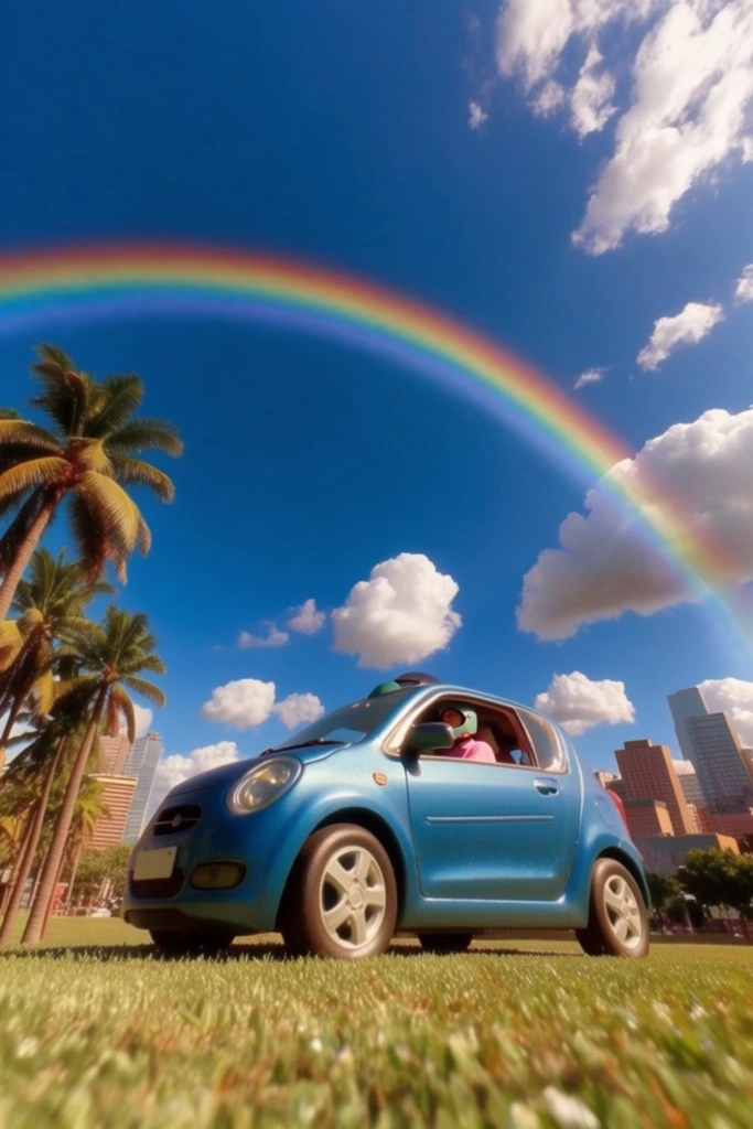 Hyper-Perspective Surreal Pop style AI image example 2