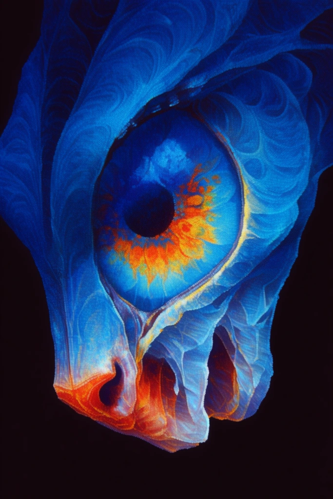 Luminous Organic Microcosm style AI image example 3