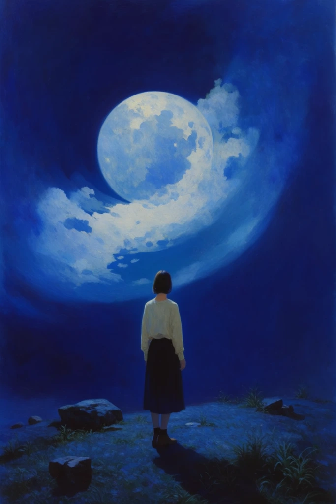Luminous Nocturnal Dreamscapes style AI image example 1