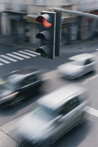 Dynamic Kinetic Minimalism style reference image — motion blur