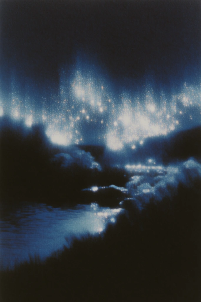 Luminous Cyan Nocturne style AI image example 2