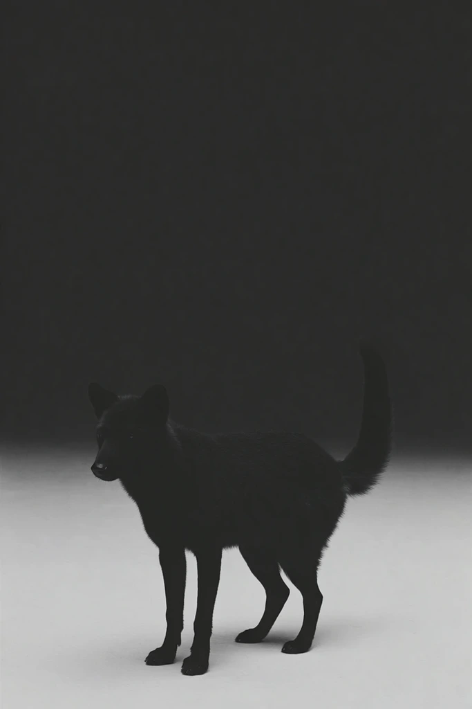 Stark Monochrome Surrealism style AI image example 3