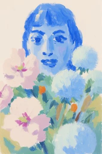 Expressive Neo-Fauvist Textures style reference image — gestural brushstrokes