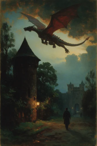 Cinematic Gothic Nocturne style reference image — nocturnal atmosphere