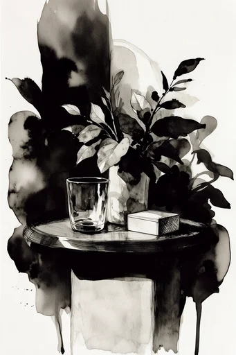 Expressive Ink Minimalism style reference image — sumi-e style