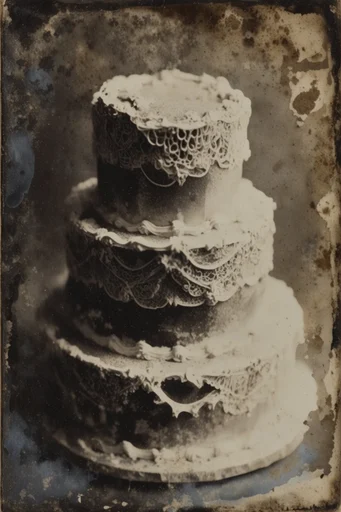 Distressed Analog Occultism style reference image — distorted vintage media