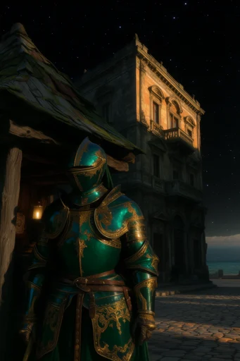 Celestial Emerald Opulence style reference image — emerald and gold palette