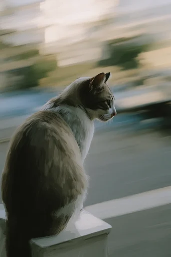 Kinetic Blur Narrative style reference image — cinematic light streaks