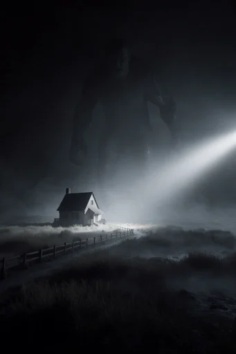 Monolithic Cinematic Noir style AI image example 4