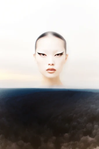 Graphic Avant-Garde Minimalism style reference image — high-contrast editorial
