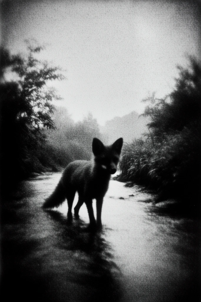 Ethereal Noir Pictorialism style AI image example 3