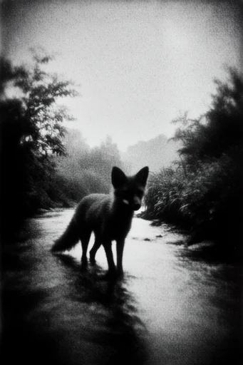 Ethereal Noir Pictorialism style AI image example 3