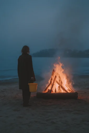Cinematic Twilight Inferno moodboard — generate AI images in this style