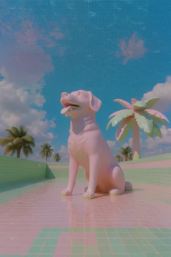 Ethereal Pastel Poolcore style reference image — soft diffused lighting
