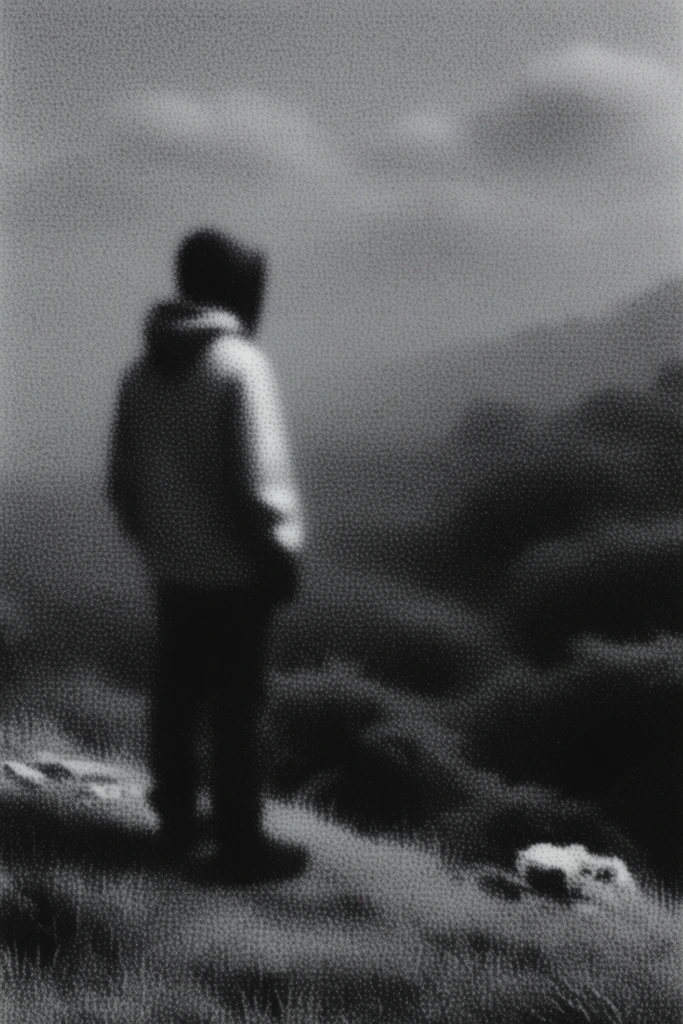 Ethereal Gritty Noir style AI image example 2