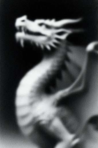 Haunting Pictorialist Noir style reference image — motion blur