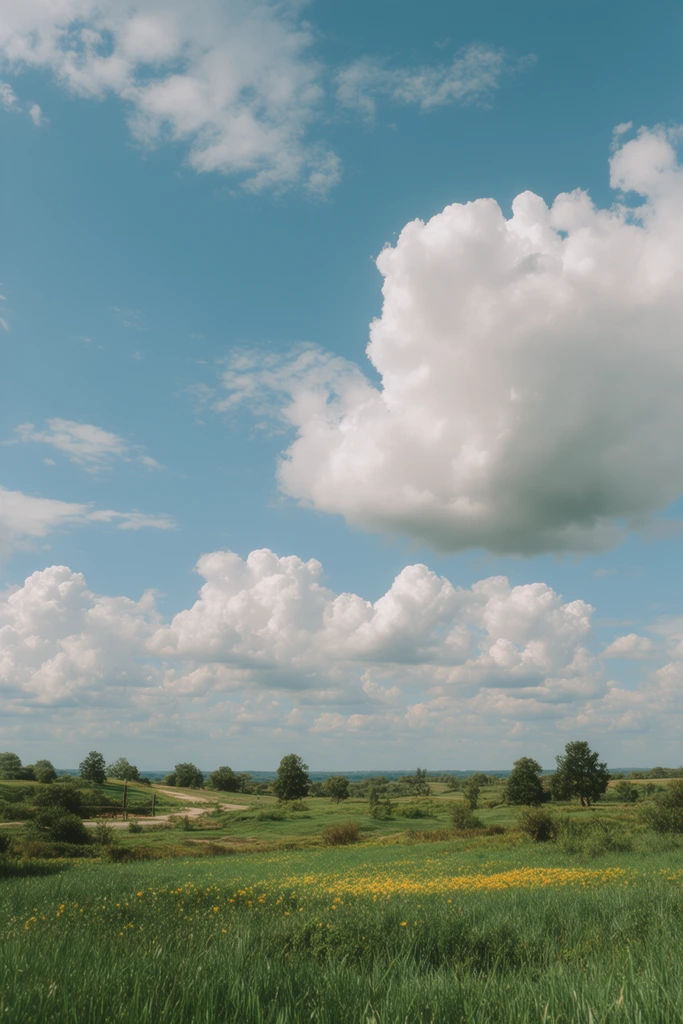 Vibrant Skyward Perspective style AI image example 2