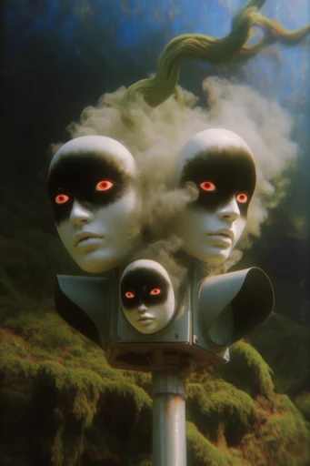 Oneiric Bio-Digital Surrealism style reference image — ethereal atmosphere