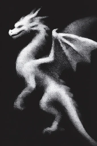 Velvety Monochrome Grain style reference image — soft-focus blur