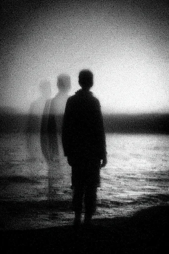 Granular Analog Noir moodboard — generate AI images in this style