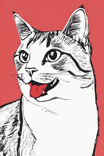Graphic Mid-Century Whimsy style reference image — mid-century graphic illustration