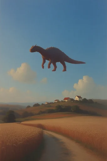 Surrealist Horizon Landscapes style reference image — vast horizon landscape