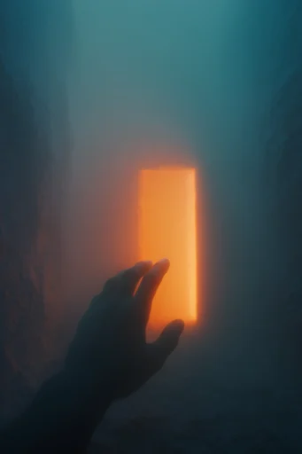 Cinematic Nocturnal Chiaroscuro style reference image — volumetric lighting