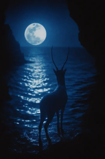 Luminous Nocturnal Melancholy style AI image example 3