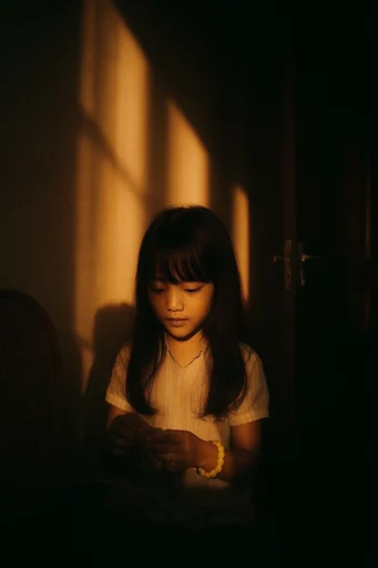 Cinematic Amber Noir style reference image — cinematic chiaroscuro