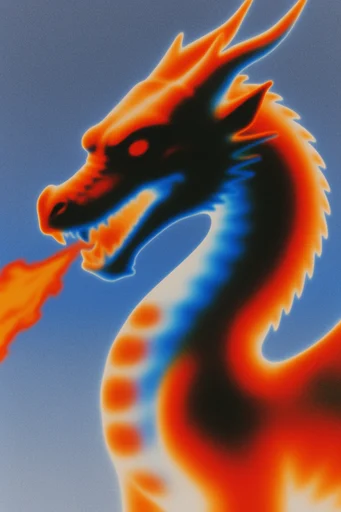 Luminous Analog Flux style reference image — fluid organic shapes