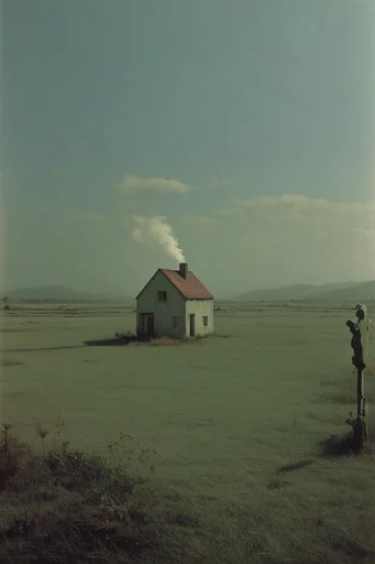 Muted Pastoral Surrealism style AI image example 4