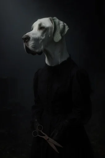 Cinematic Gothic Noir style reference image — muted color palette