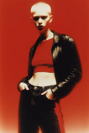 Cinematic Crimson Noir moodboard — generate AI images in this style